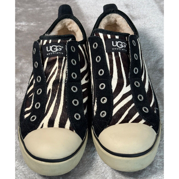 Ugg Laela Exotic Zebra Print Casual Comfort Sneakers Shoes Womens Size 8 - Picture 2 of 7